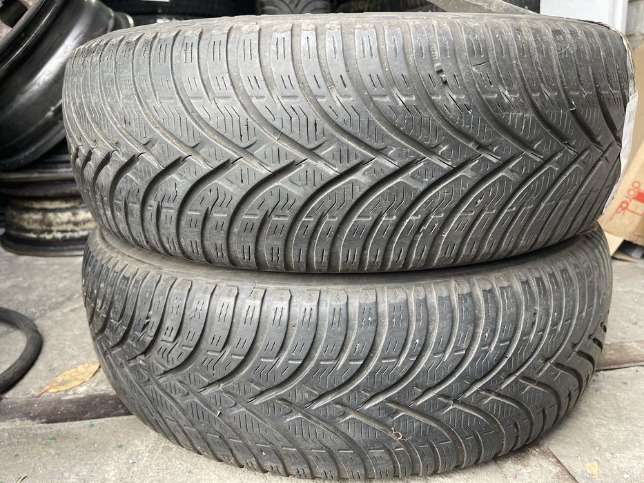 Шины 195/65 R15 Kliber б/у пара зима 6мм U6