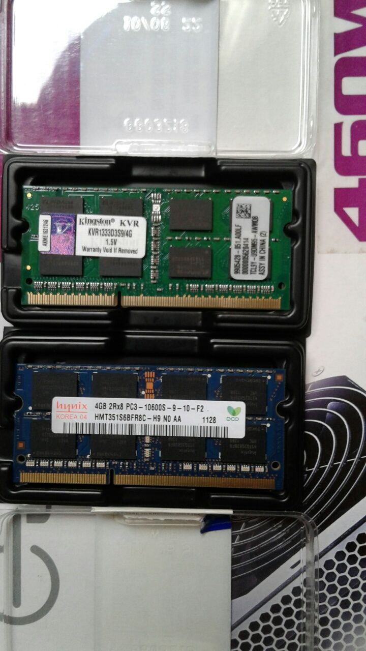 Vendo Memórias RAM P/Portátil DDR3 4G