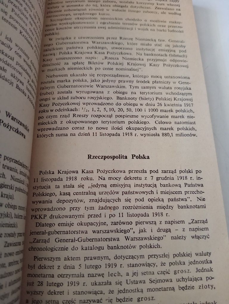 Ilustrowany katalog banknotów polskich 1916
