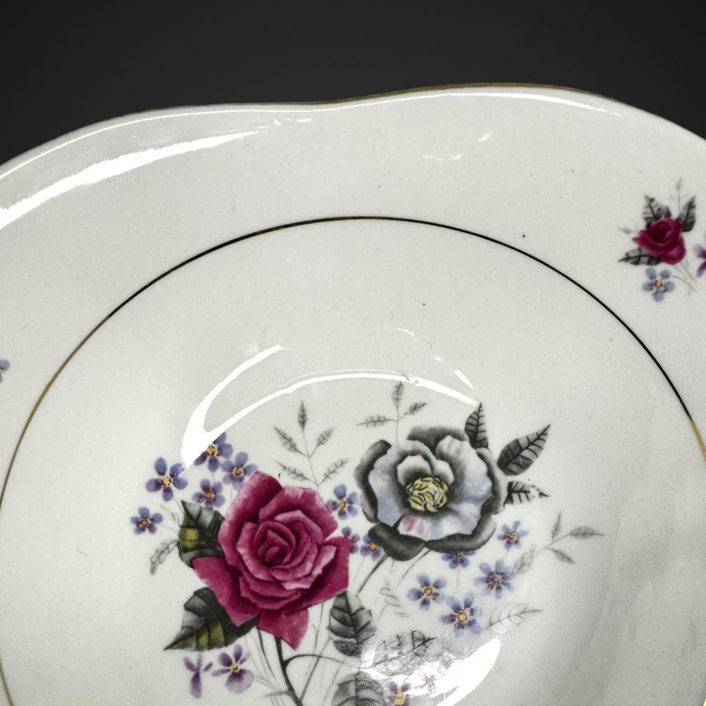 Misa miska salaterka porcelana chodzież kwiaty B11109