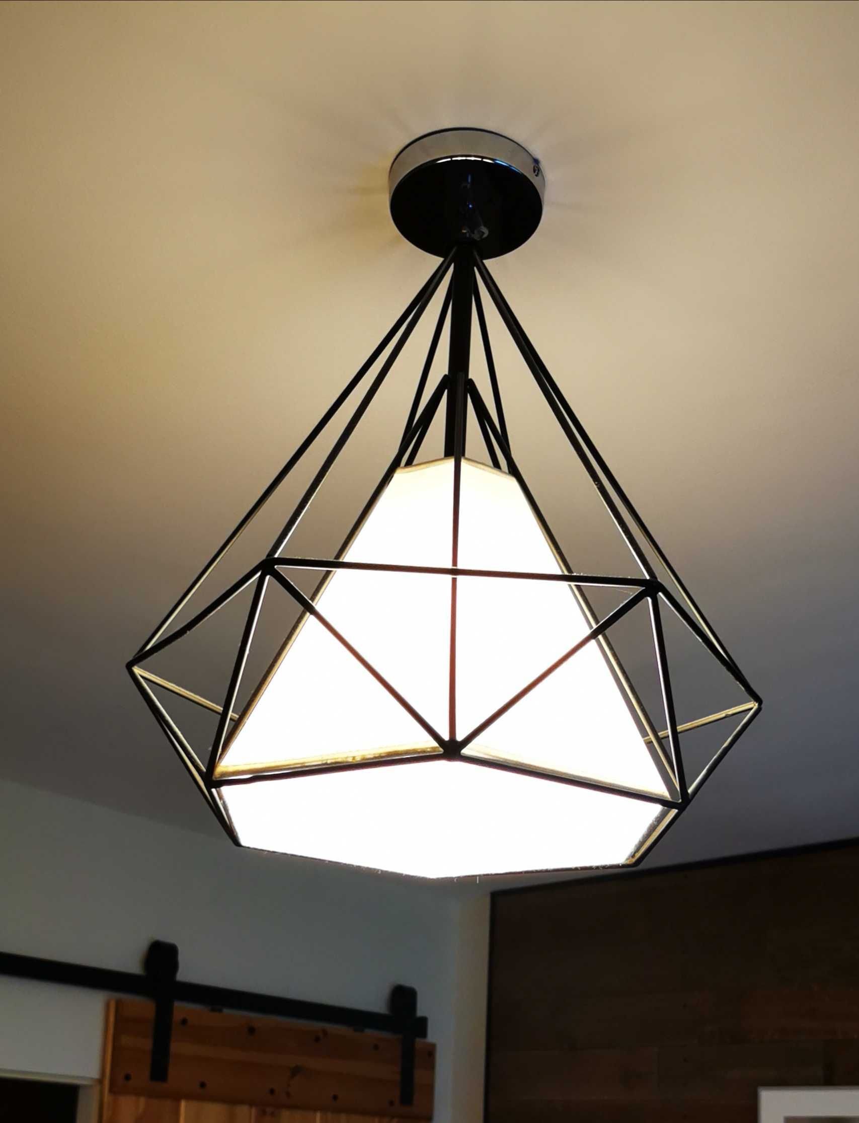 LAMPA WISZĄCA sufitowa loft metal Aktualne