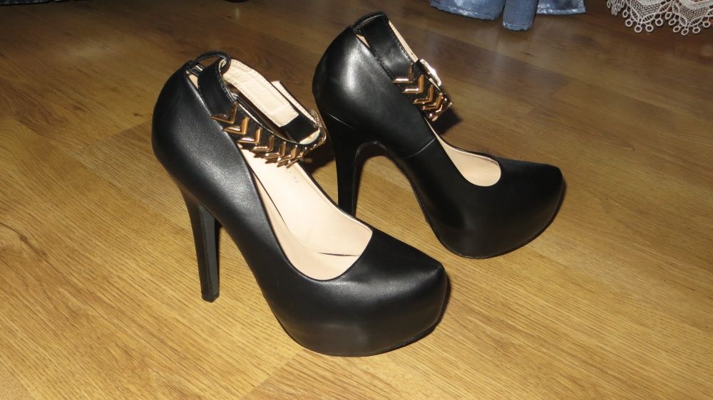 Szpilki czarne 13 cm