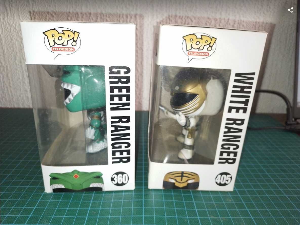 Power Ranger Verde e Branco Funko Pop