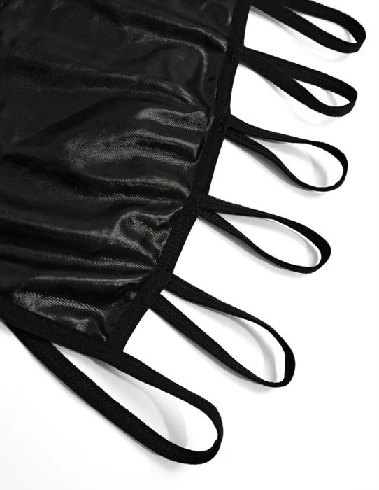 Latexowa sukienka plus stringi rozm L/XL