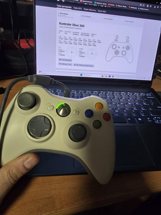 Pad Official Przewodowy Xbox 360 do sterowania kierownicy x360 joystic