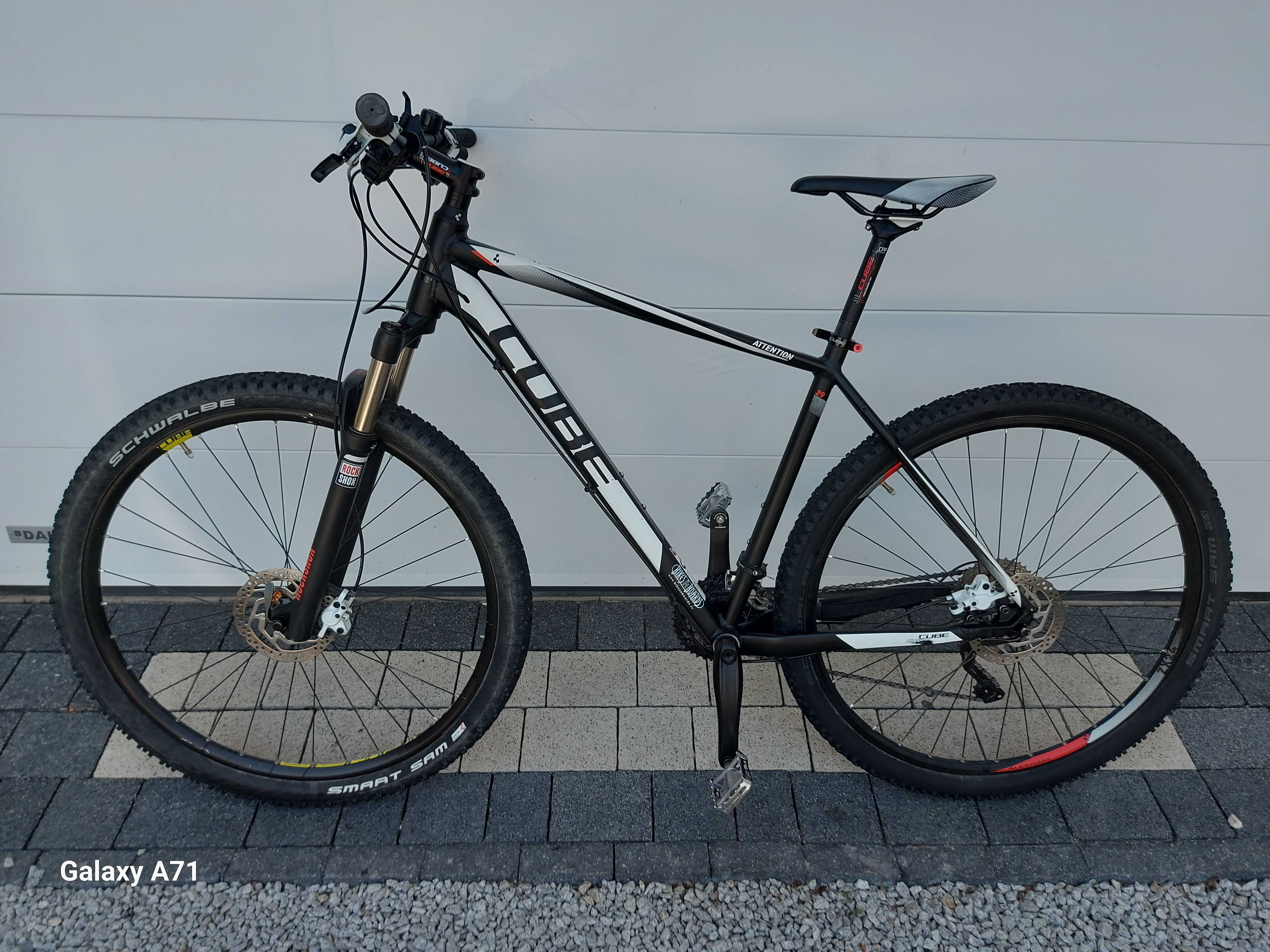 Rower górski CUBE ATTENTION-koła 29",DEORE XT,ROCKSHOX,rama 21"