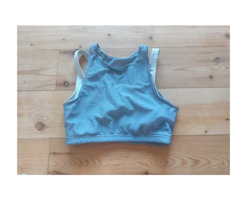 crop top stanik sportowy abibas adidas siateczka sexy mini