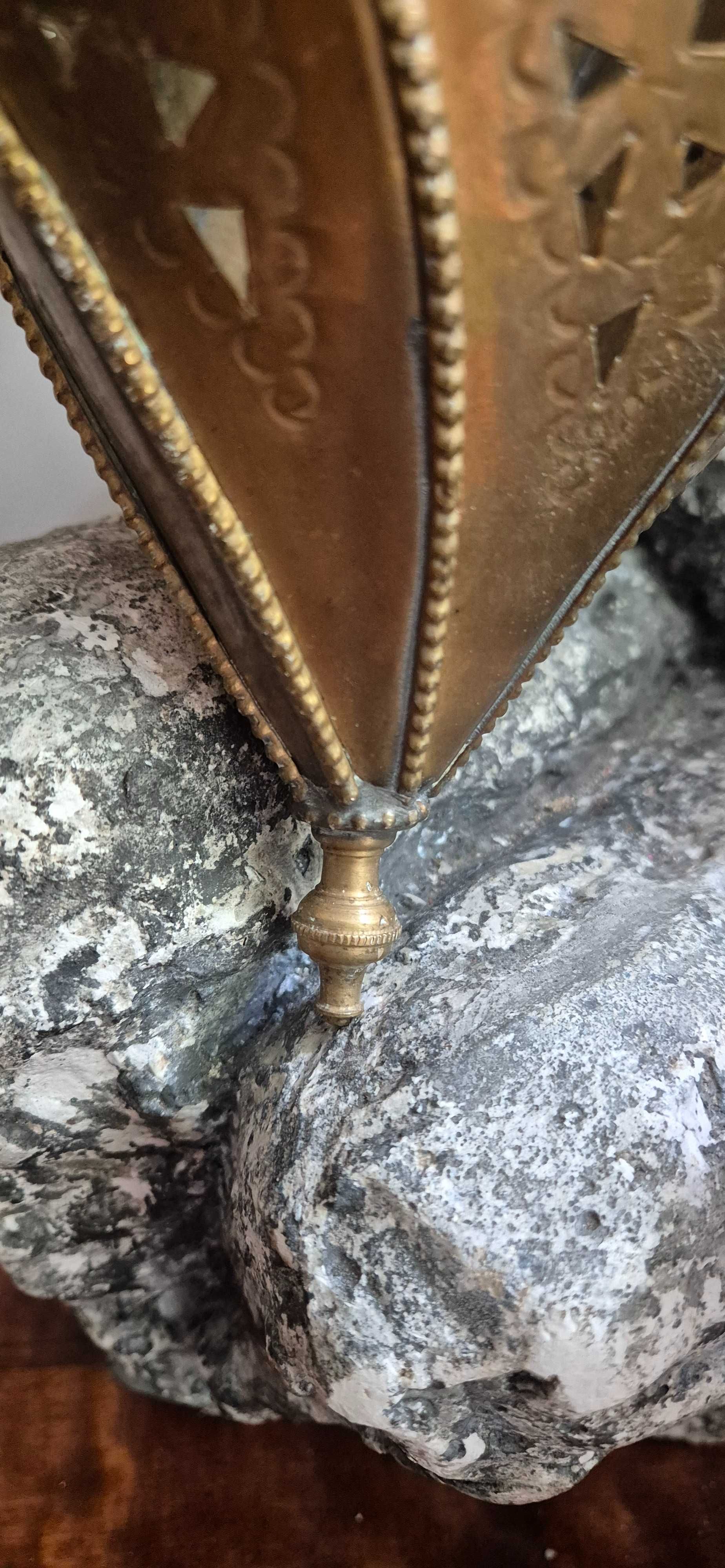 Dwa orientalne lampiony latarnie  Maroko orient glamour design
