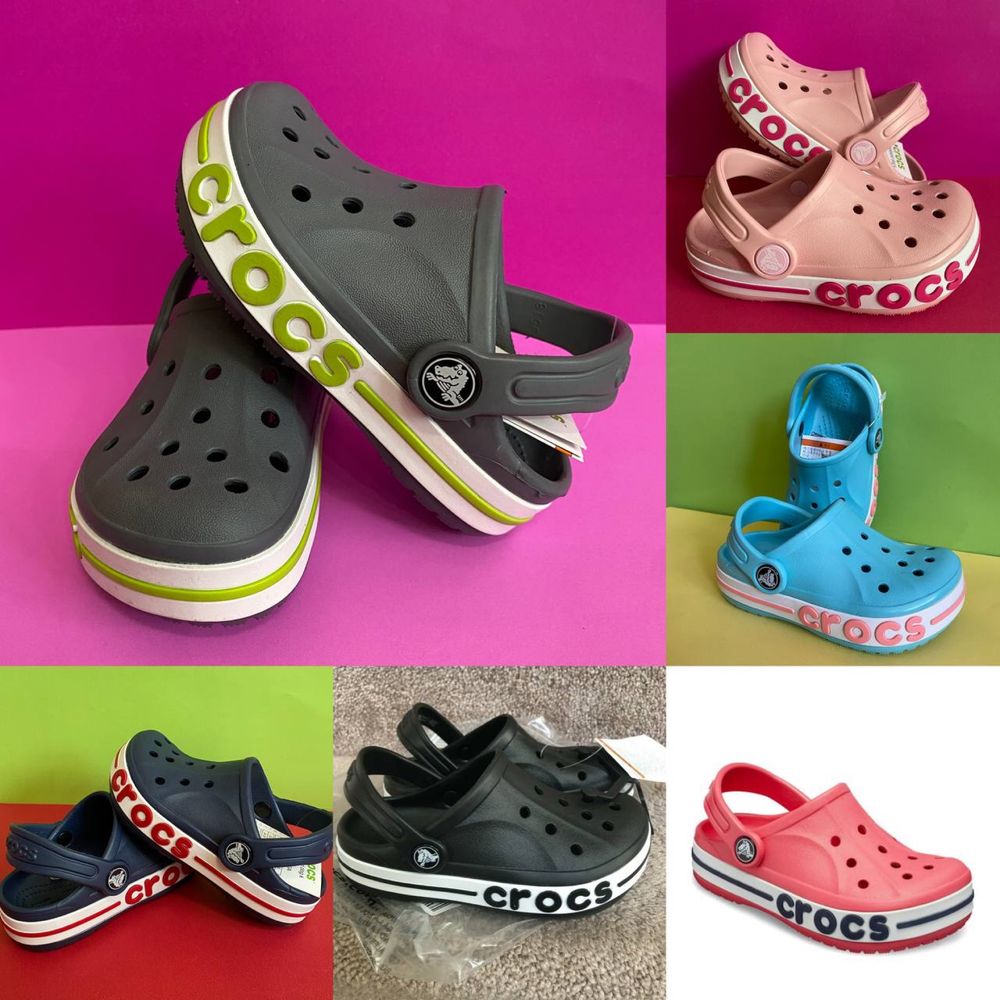 Crocs kids bayaband кроксы на девочку на мальчика c7 c9 c10 c13 J1 J2
