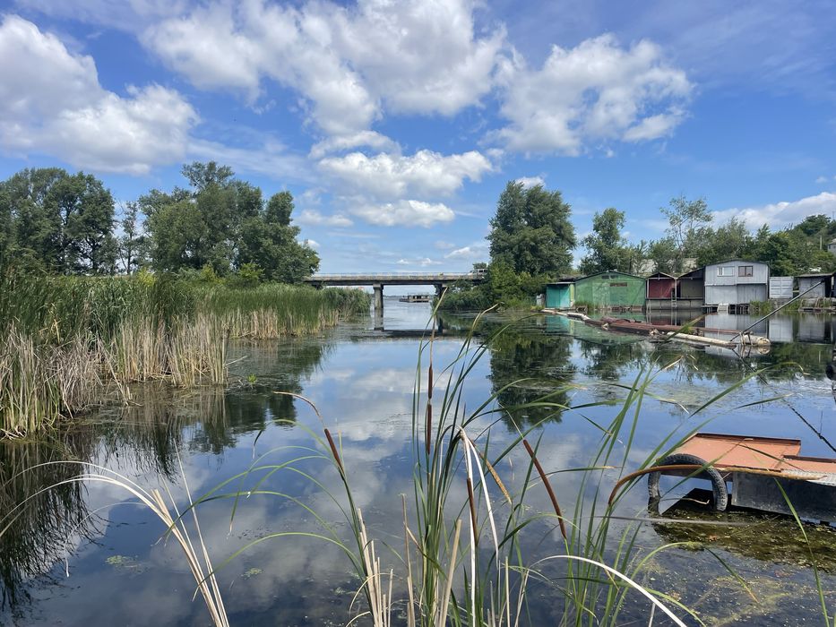 Елінг для лодкі с. Трипілля річка Красна.