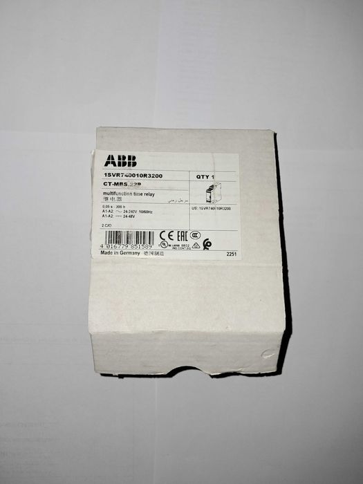 1PCS ABB CT-MBS.22P 1SVR740010R3200 Time Relay 0.05s-300h