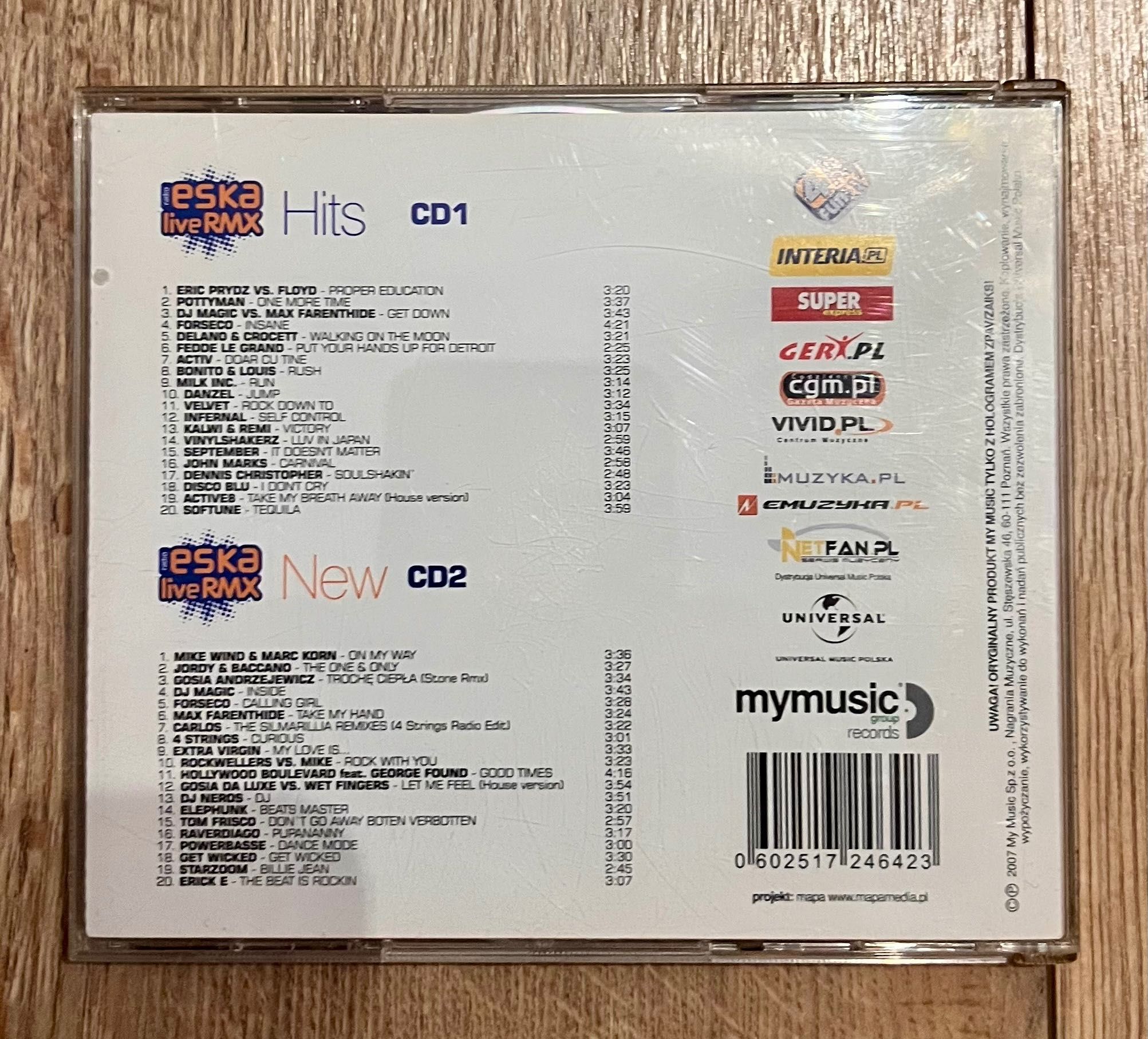 Płyta CD - Radio Eska liveRMX 2007
