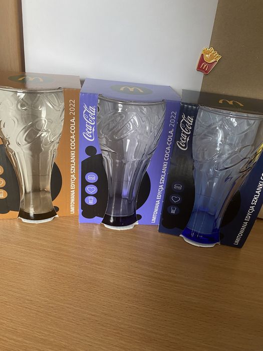 Szklanki coca cola 2022 limited edition mcdonald’s wszystkie kolory