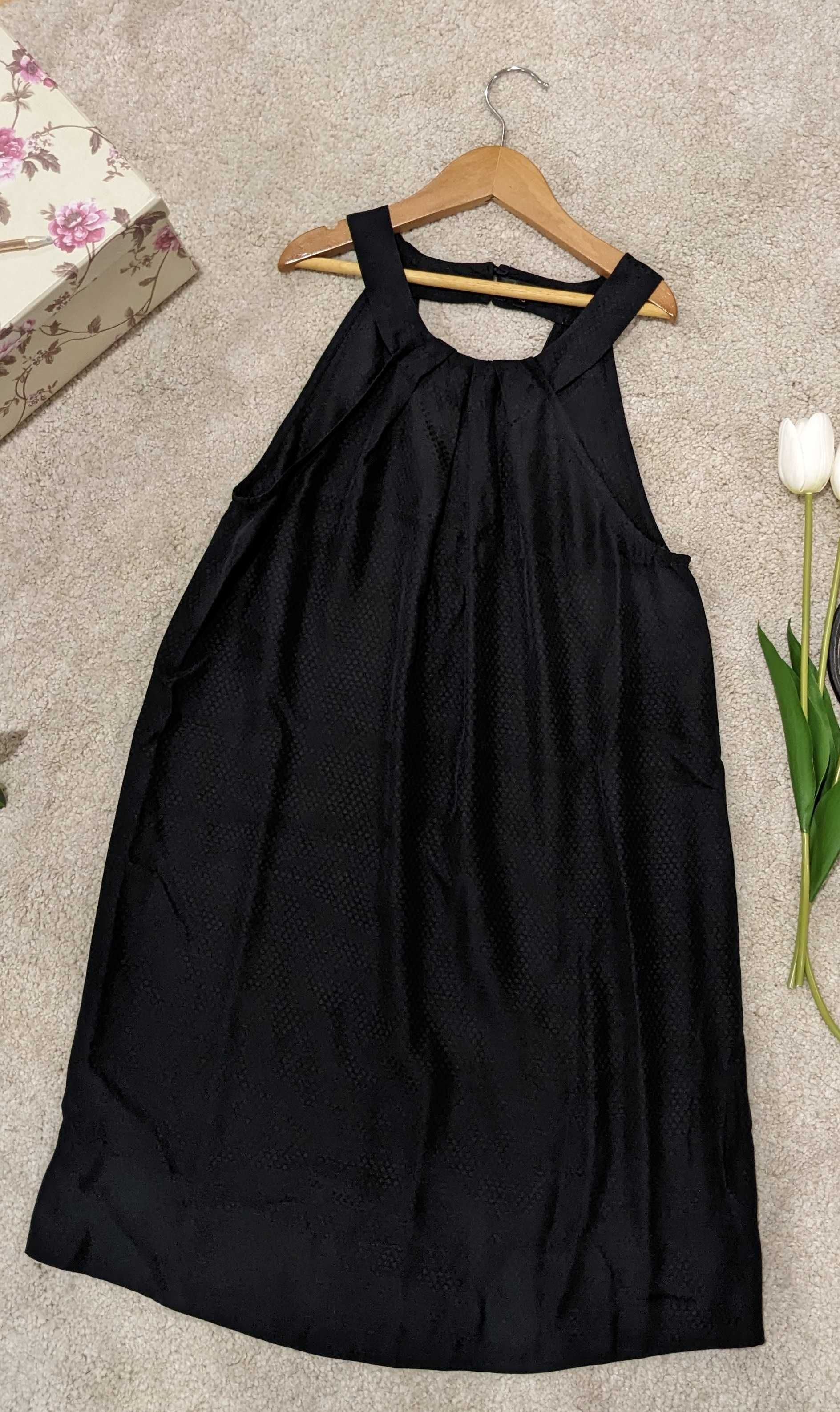 Vestido Preto / Sem alças / Curto / Tecido acetinado (XS / Pepe Jeans)