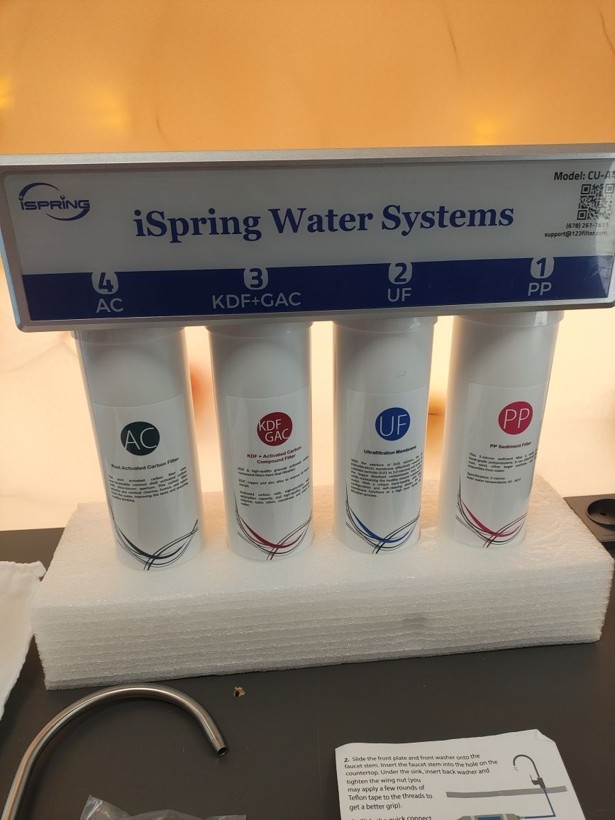 System filtrów do wody z kranem