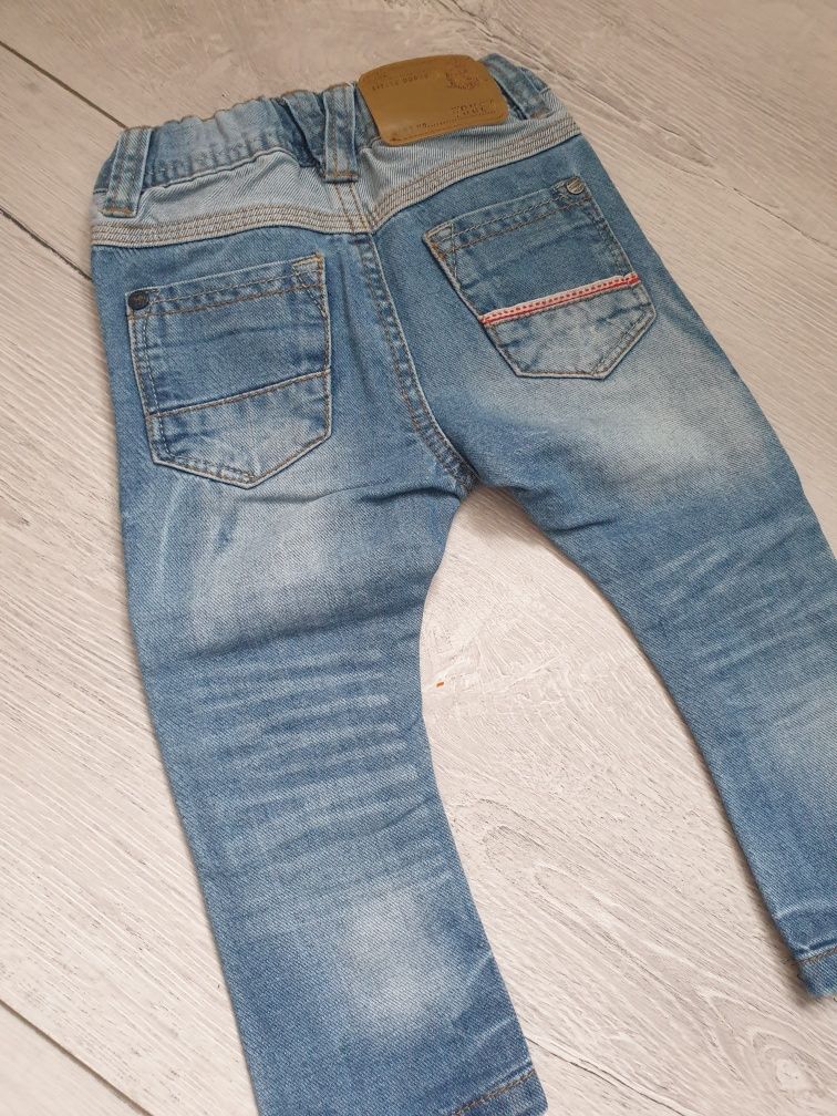 Next jeansy dla chłopca, rozmiar 74 cm.