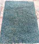 Carpete azul mesclado . Dim. 1,80×1,30 m