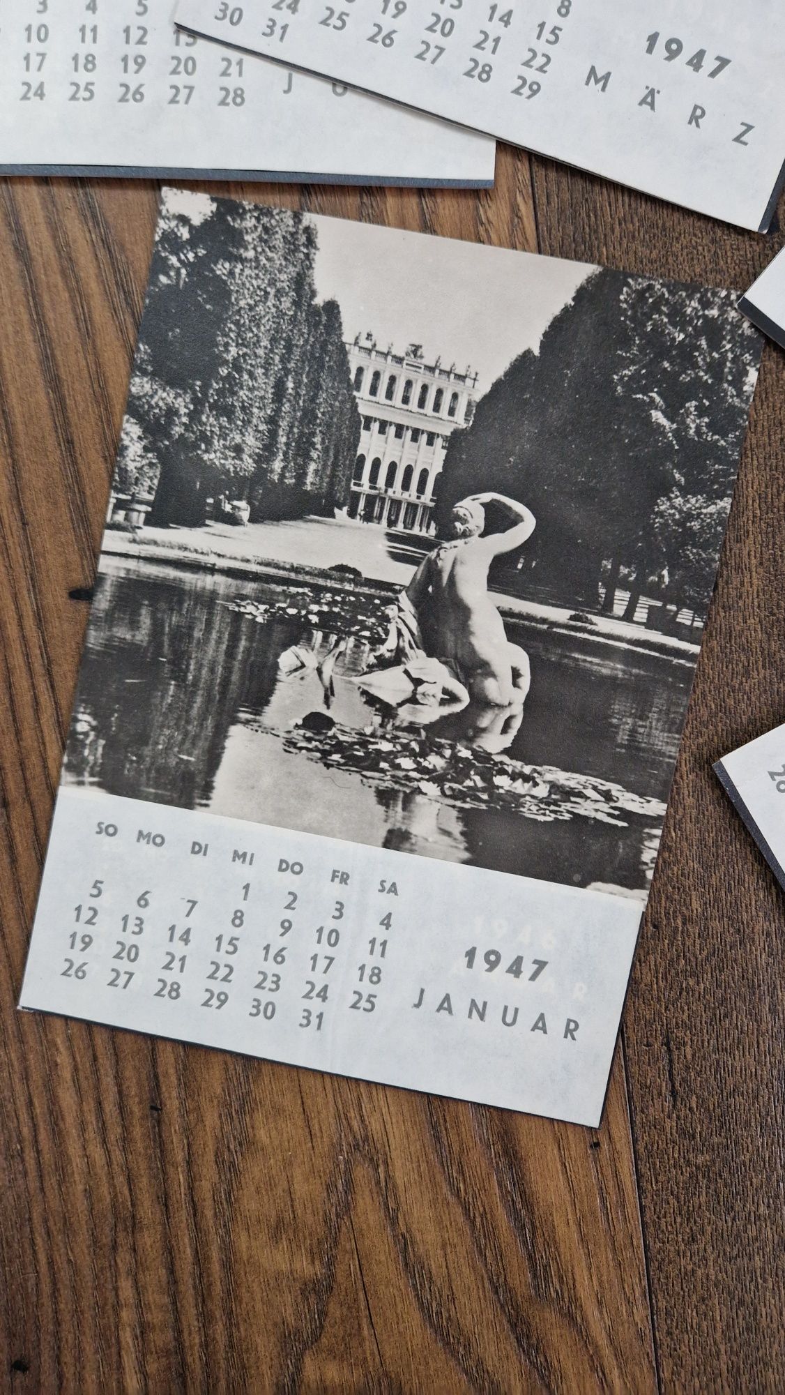 Kalendarz Austria 1947 zdjęcia