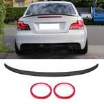 LIP SPOILER AILERON BMW SÉRIE 1 E82 E88 M PERFORMANCE  COMPATÍVEL COM OS MODELOS COUPÉ E CÁBRIO.