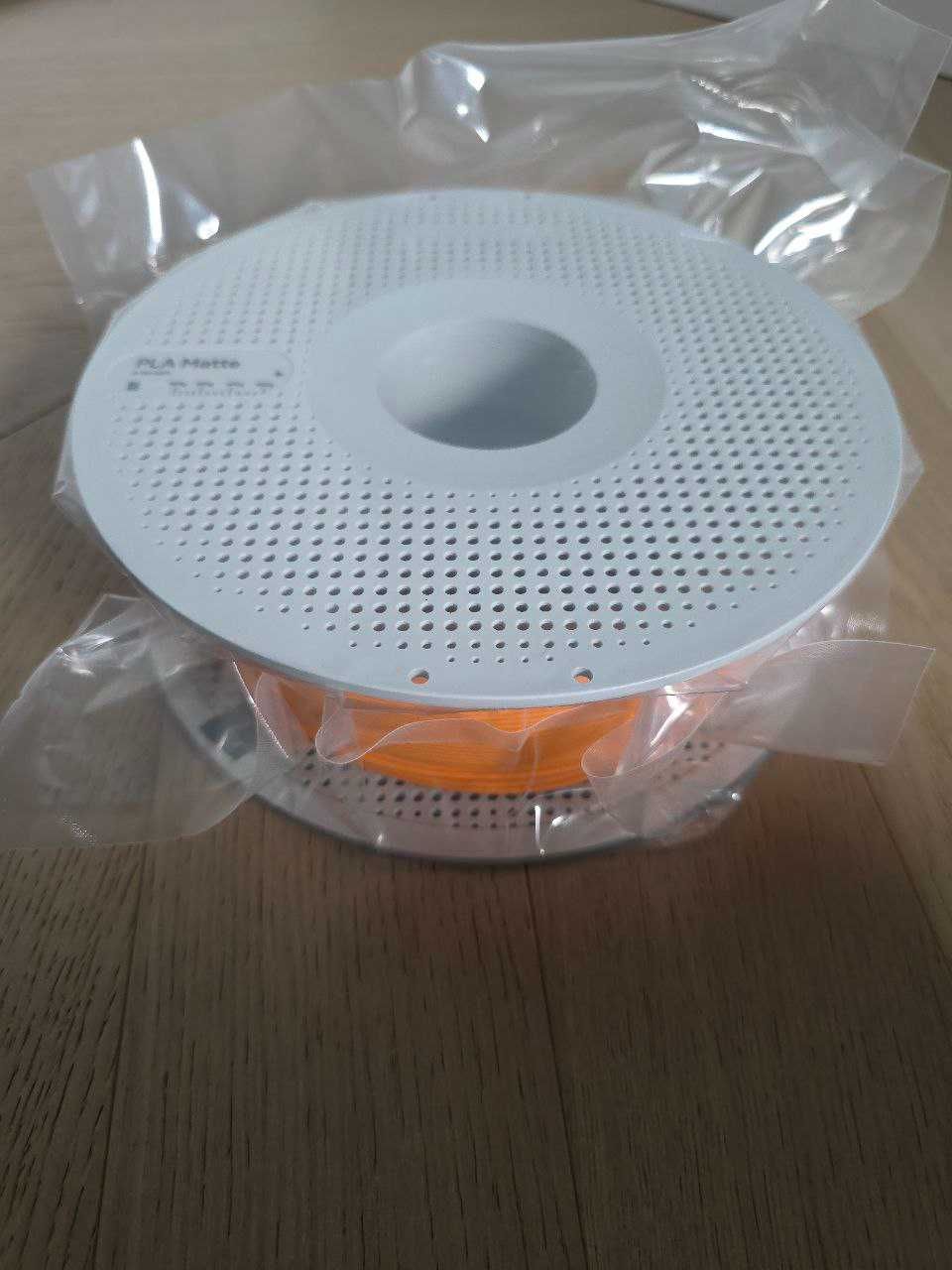 Bambu lab PLA Matte. Mandarin Orange (with spool)