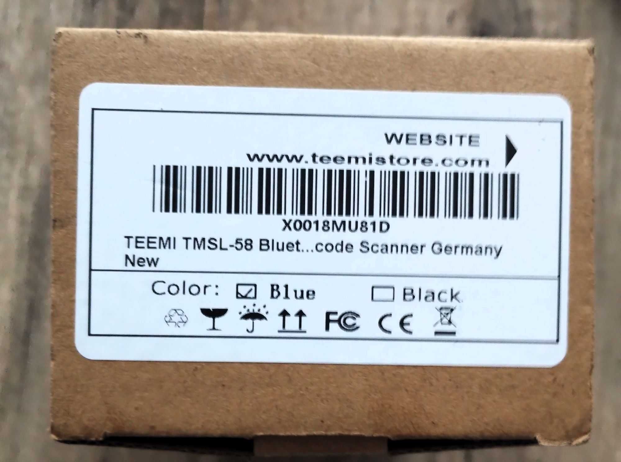 TEEMI TMSL-58 Bezprzewodowy Skaner kodów kreskowych Bluetooth 2.4G