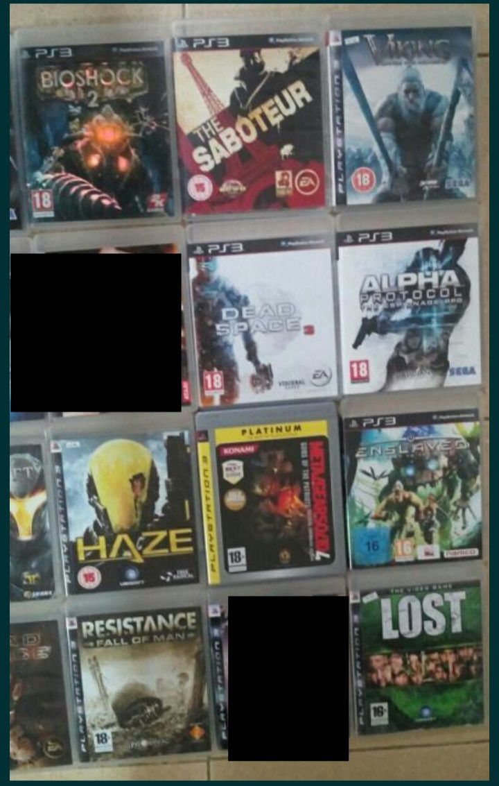 Ps3 Hunted, Metal gear, Lost, Dead Space