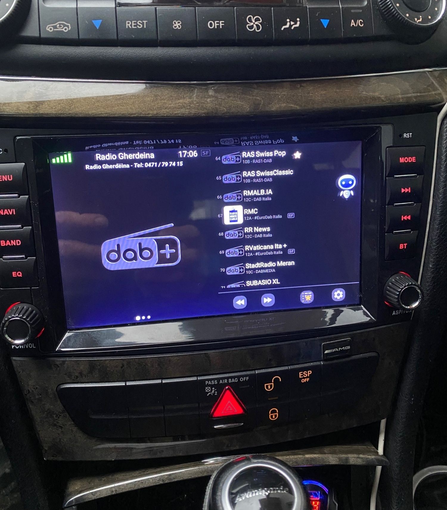 Radio Android Mercedes E W211 G W463 Klasa CLK W209 CLS W219