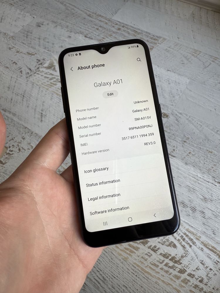 Телефон Samsung Galaxy A01 2/16Gb