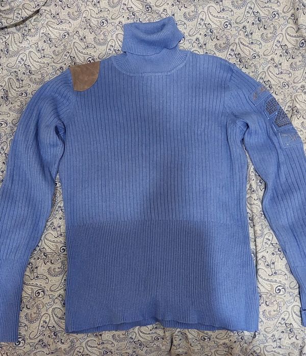 Светр гольф водолазка з бавовни та кашеміру