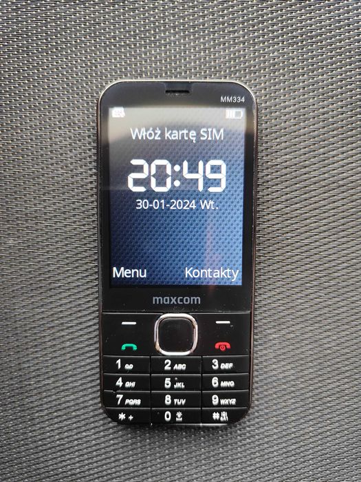 Telefon MAXCOM MM334 nowy okazja!!!