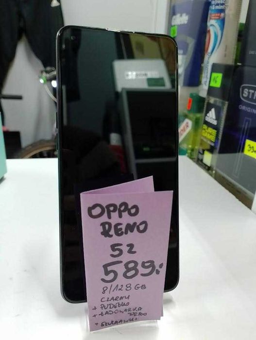Stan idealny Telefon Oppo Reno 5 Z 8/128 GB - pudełko + ładowarka + sł
