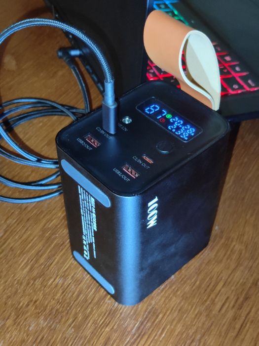 Павербанк 60000 mAh PD 100 W для ноутбука, телефона, зарядна станція