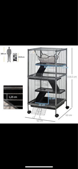 Gaiola para roedores