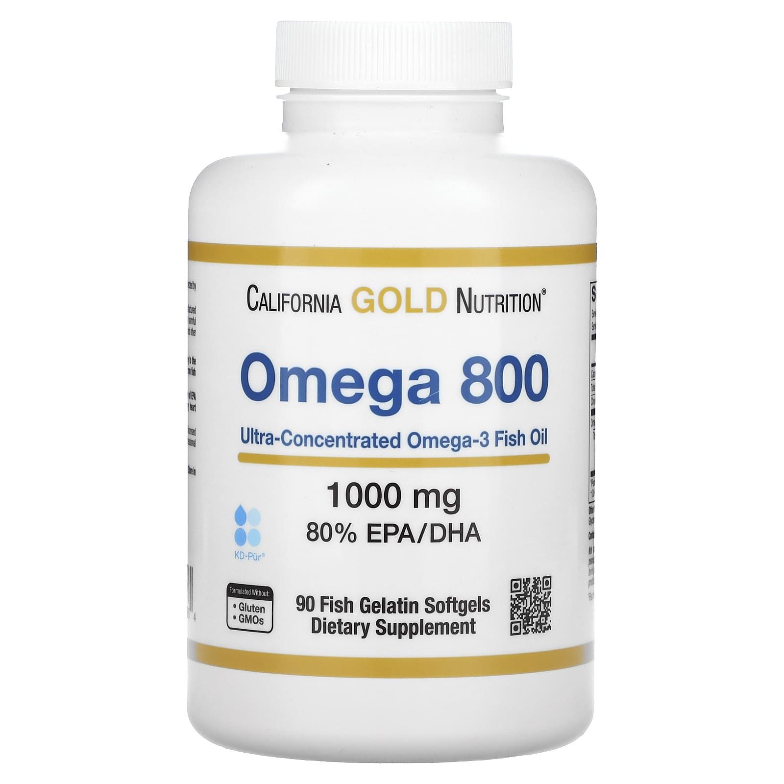 California Gold Nutrition, омега-800, риб’ячий жир фармацевтичного сту