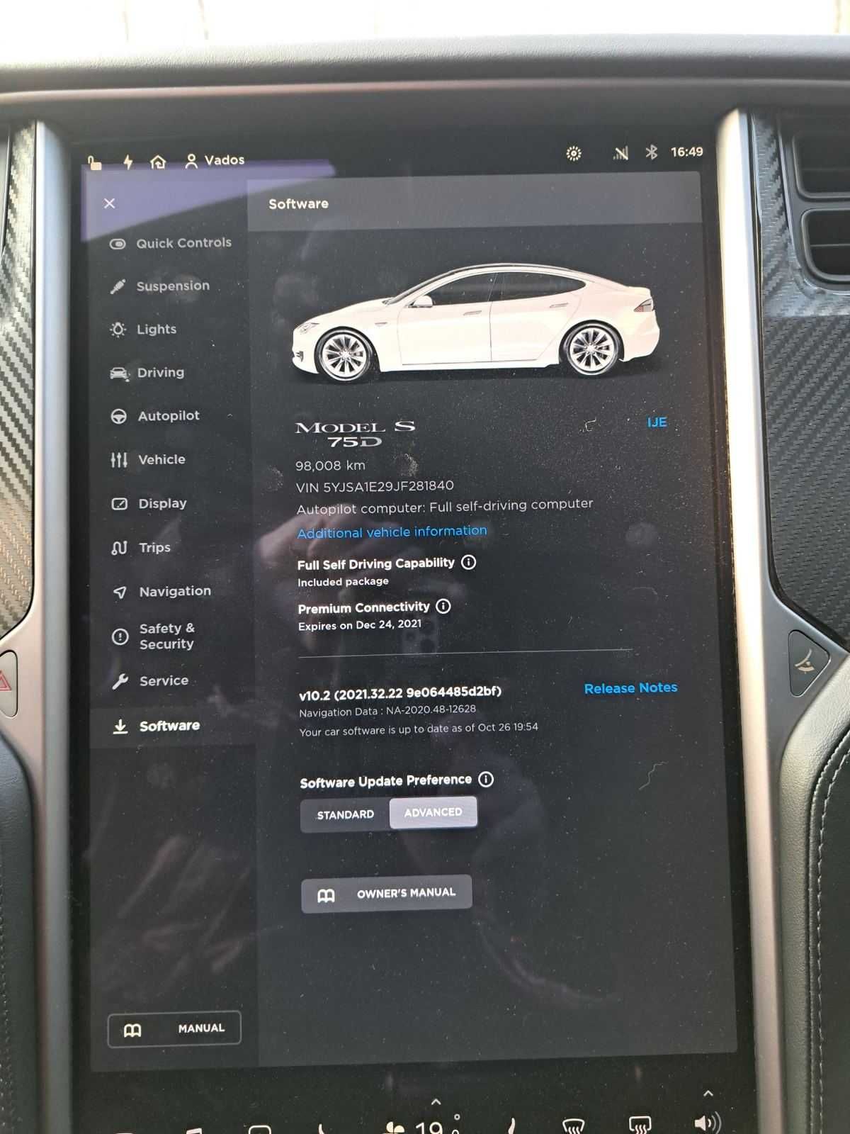 Tesla Model S75D  2019 DM 4x4