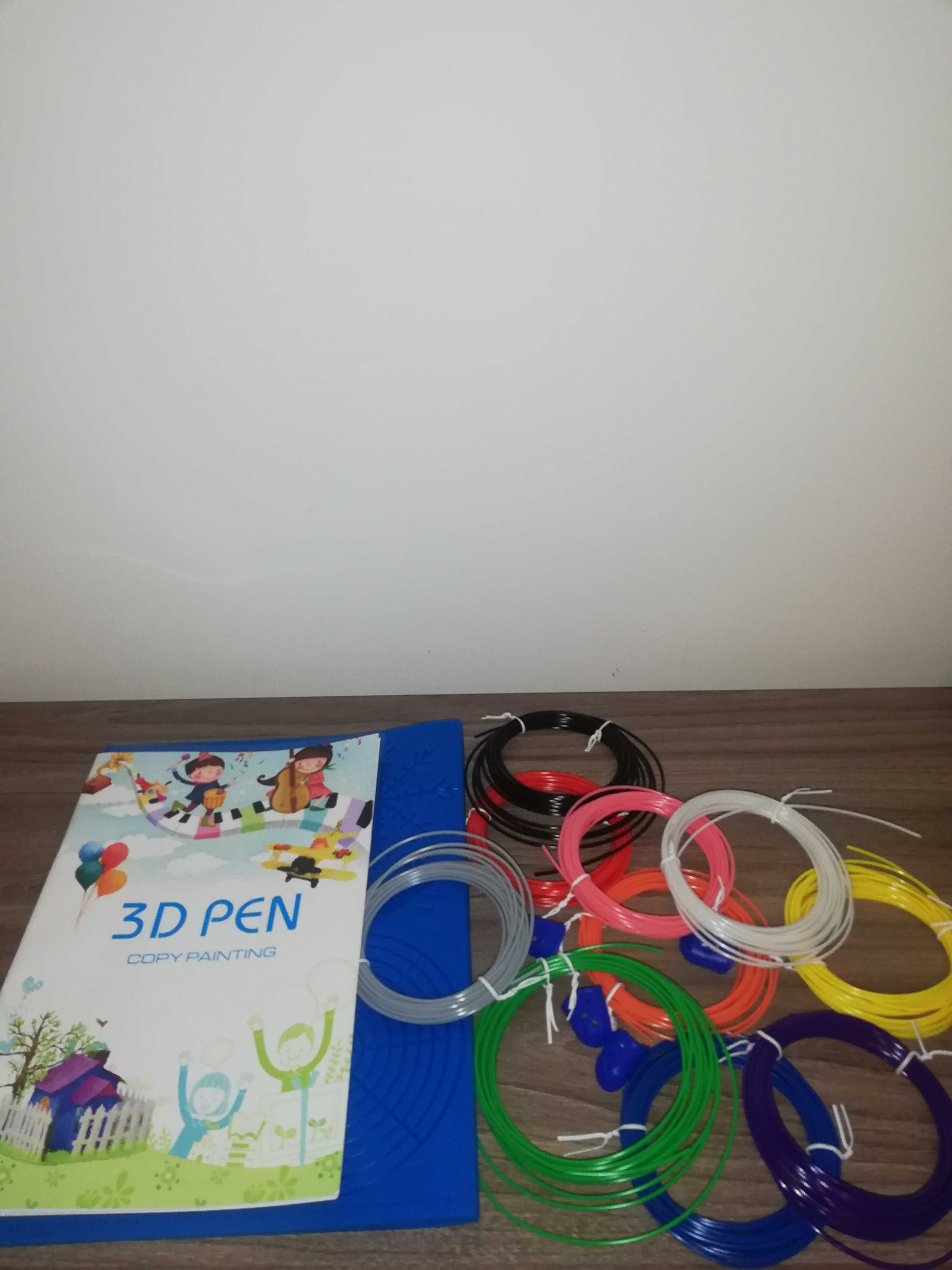 Zestaw do długopis 3D COPSD PLA 10 kolorów silikonowych stempli 1,75mm