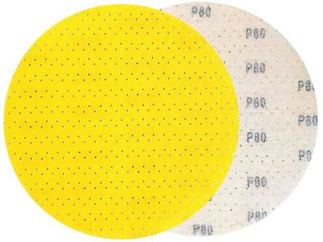 Krążek papier ścierny yellowpad do gipsu ŻÓŁTY DO ŻYRAFY 225MM GR 80