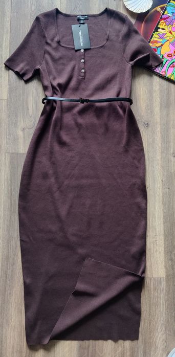 Нова. Коричнева сукня. Шоколадне плаття L-ka