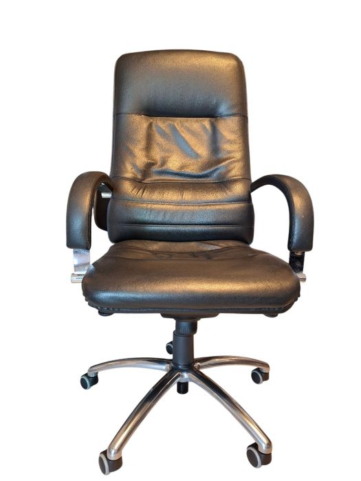 Fotel krzesło biurowe skórzany