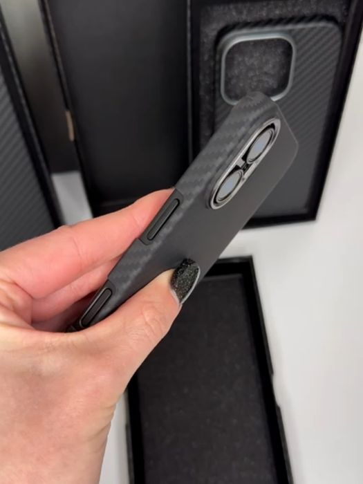 Чохол карбон карбоновий чехол MagSafe iPhone 16 Pro Max айфон про макс