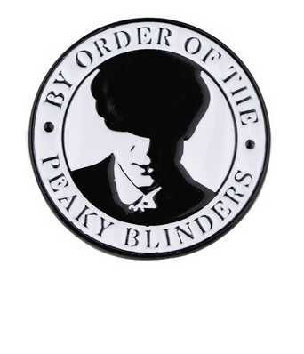 Pin przypinka znaczek badge Peaky Blinders żyletka Tommy Shelby