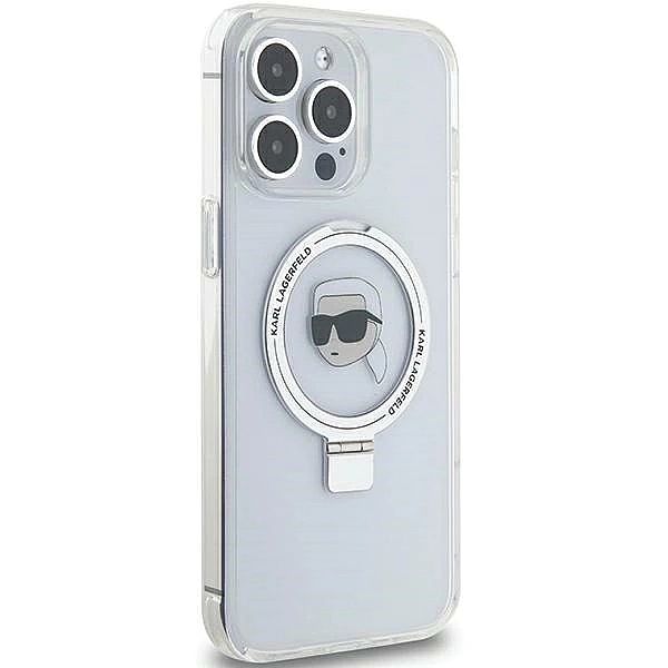 Etui Karl Lagerfeld Ring Stand Karl Head MagSafe do iPhone 15 Pro Max