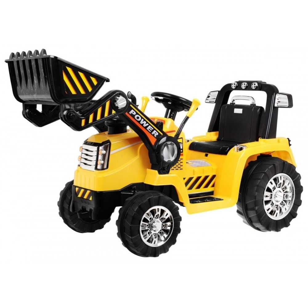 Autko na akumulator TRAKTOR Z ŁYŻKĄ KOPARKA auto traktorek jeździk