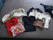 Ubrania dziewczęce 122/128 – zestaw ok. 20 sztuk H&M, Reserved, Zara