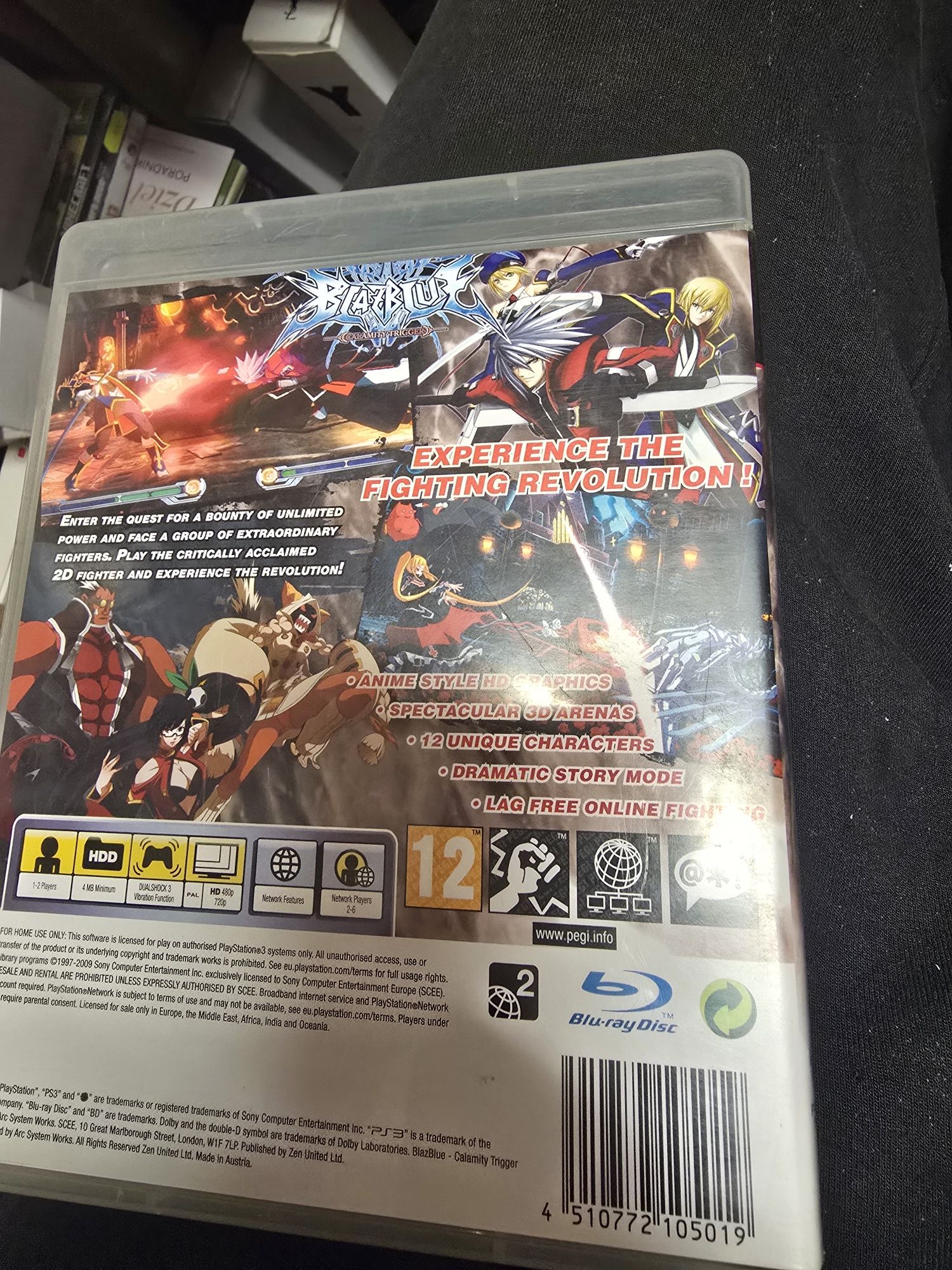 Blazblue calamity trigger ps3