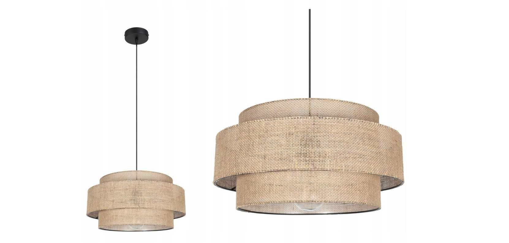 Duża LAMPA BOHO 40 cm Wisząca Do Kuchni Salonu Pokoju Nowa