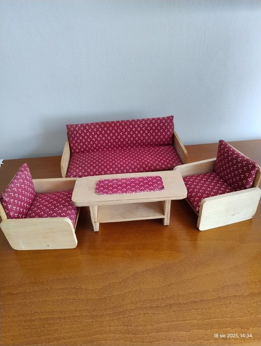 Meble dla lalki PRL