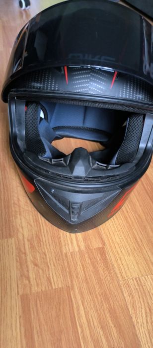 Мото шлем черный