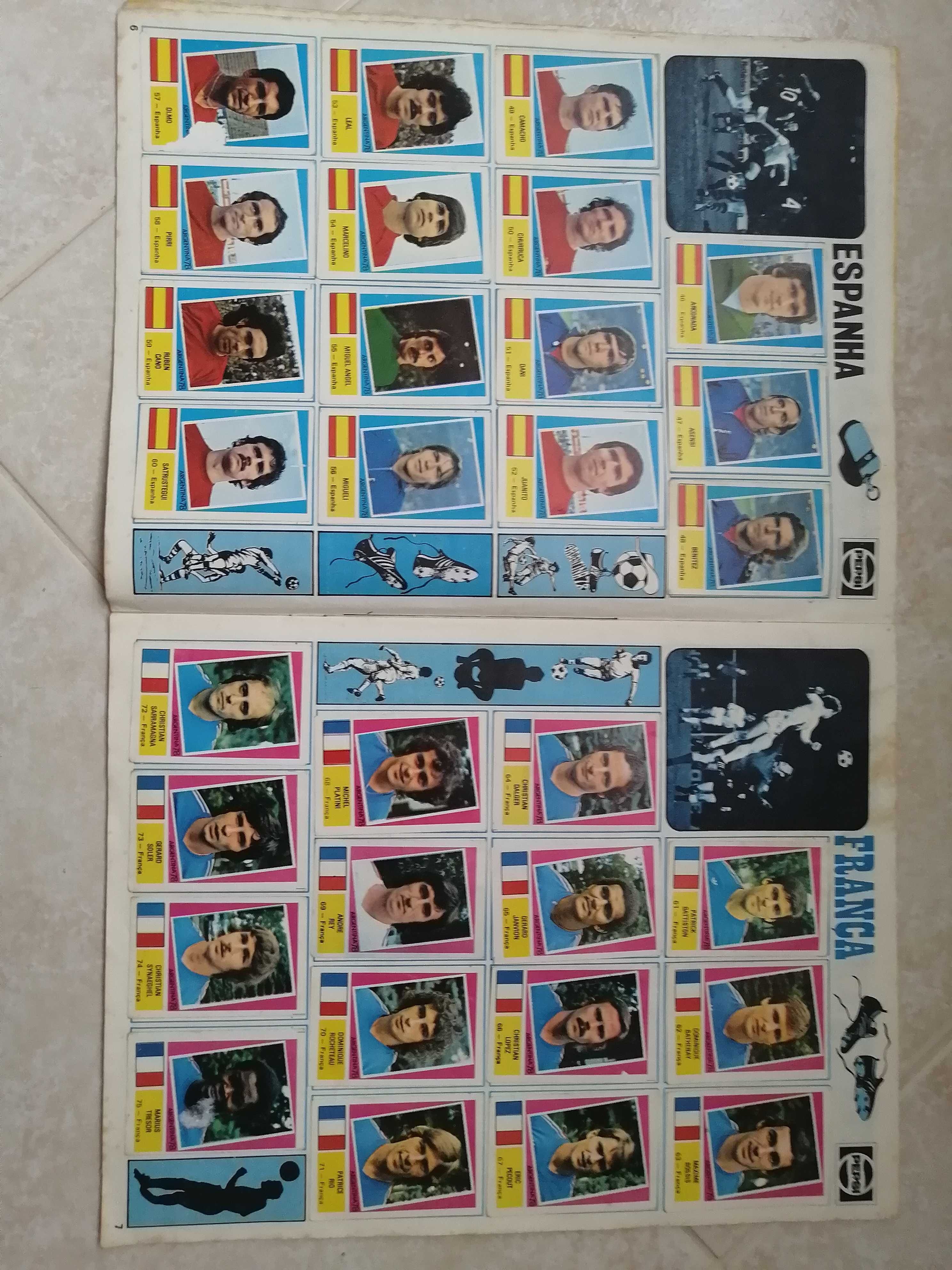 Caderneta de cromos Mundial Argentina 78 (Completa)