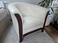 Sofa i fotel skórzana